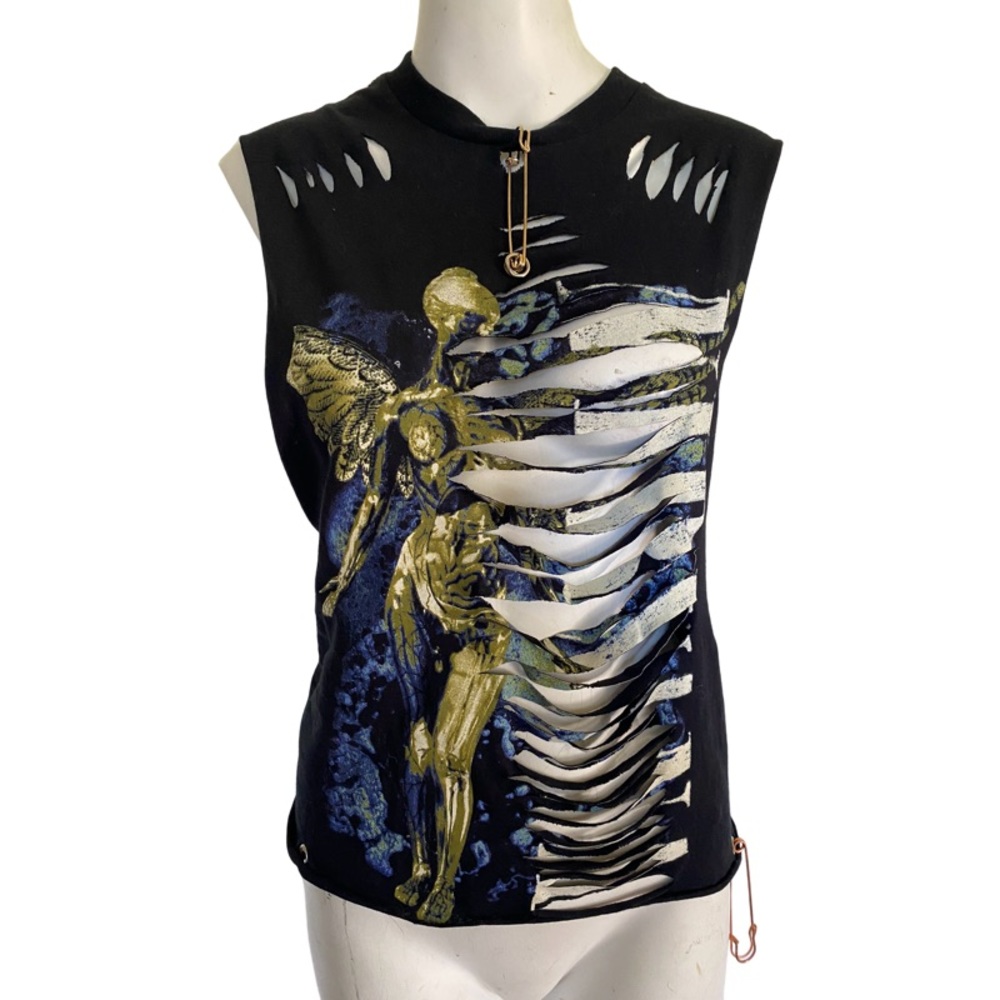 RETRO Graphic Tee Nirvana t-shirt, 90s style concert tee shirt, distressed shirt